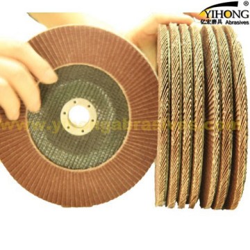 HD Aluminium Oxide grinding wheel sand paper abrasive flap disc for steel/metal/iron