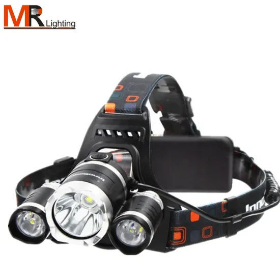 Rechargeable T6 LED Headlamp with Zoom Function