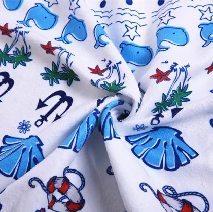 hotsale fashion round branded plush circle beach towels