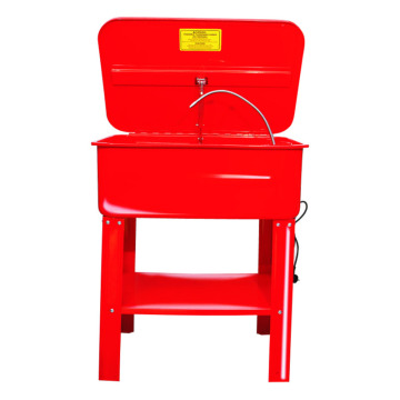 20 Gallon Pneumatic Mobile Parts Cleaning Machine Motorcycle Car Engine Parts Degreasing And Cleaning