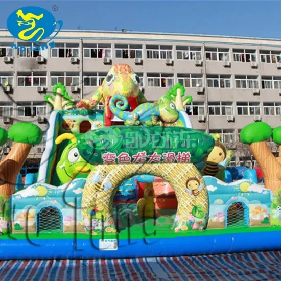 EN14960 children's toys inflatable slope slide
