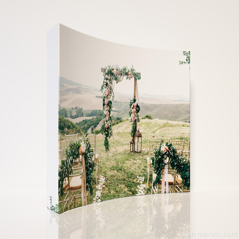 Viðskiptasýning pop up stand skjá borði