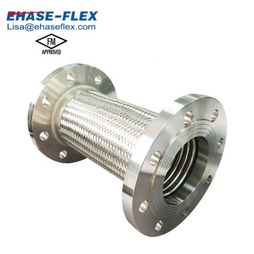 Tubo flessibile a soffietto in acciaio approvato FM 304/316