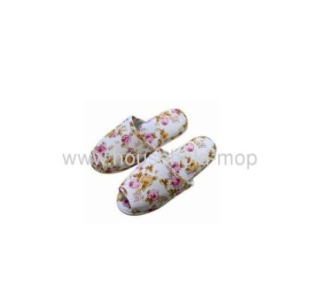 Bedroom Colorful Velour Home Slippers 