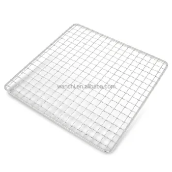 HOT SALE: Korean Style Customized Open Fire Charcoal BBQ Grill with Mesh Net and Stainless Copper