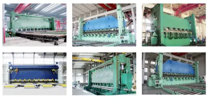 Rolling machine for shipyards