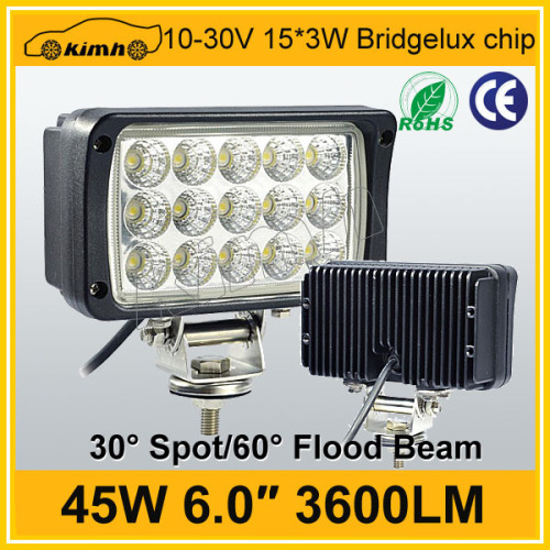 Excellent 3600LM 6" 45w worklight led