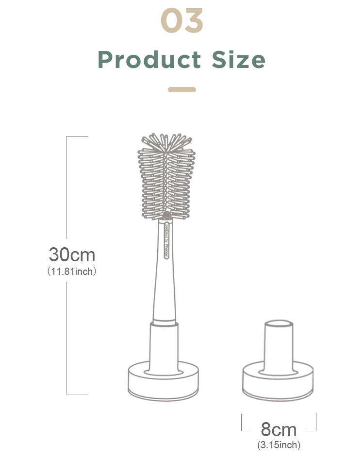 Bottle Cleaning Brush With Long Handle