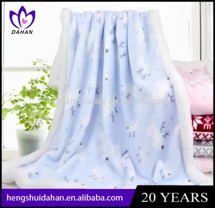printing flannel blanket flannel towel customized