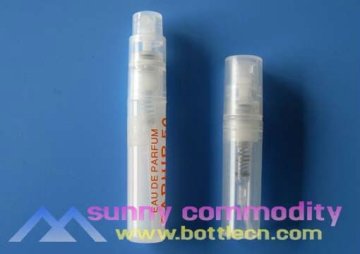 sc050123 3ml screen printing plastic cosmetic bottle