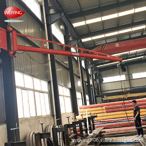 Electric Chain Hoist Wall Crane: 0.5Ton to 1Ton Capacity, Single Speed Lifting, 100kg Manual Rotating