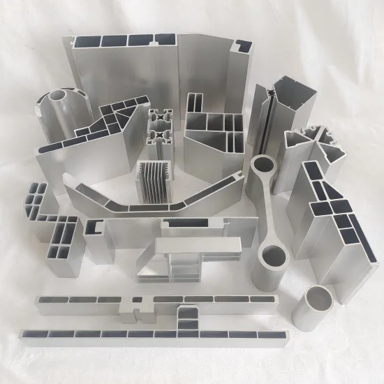 Custom Anodized Black Industrial CNC Extrusion Aluminum Profile