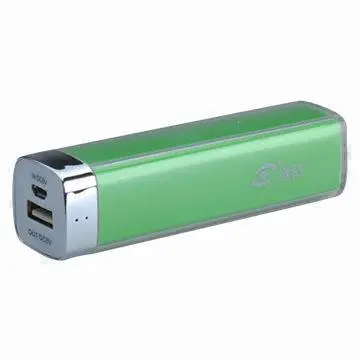 Portable USB Power Banks with 2,600mAh, Open Back Cover, You Can Replace Battery
