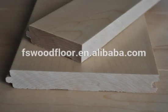 light natural maple solid wood flooring