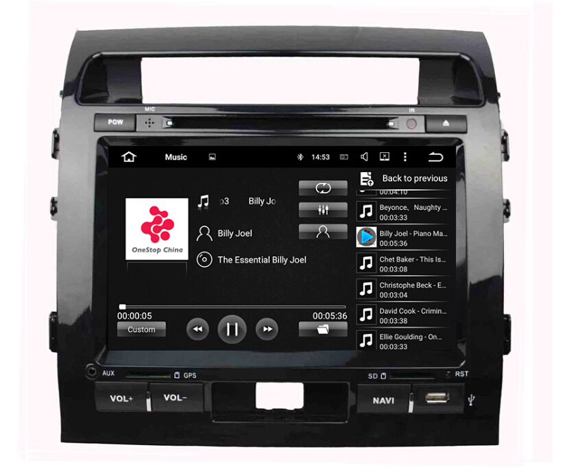 Toyota Land Cruiser 2008-2012 car dvd player