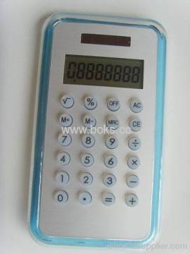 8 Digits Plastic Solar Gift Calculators 