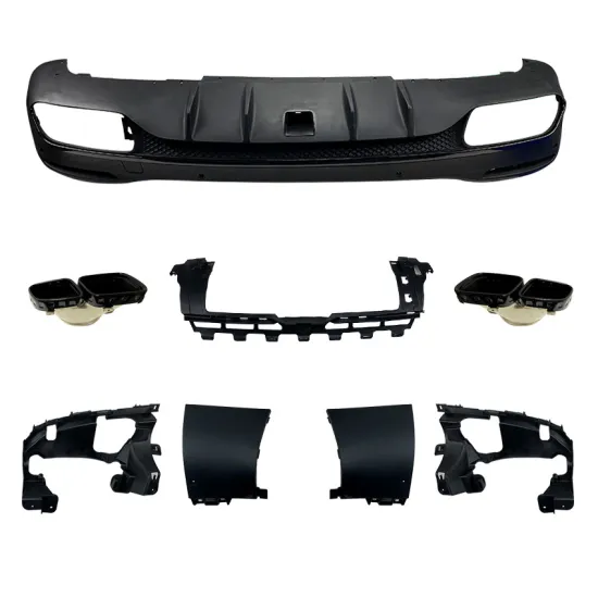 Top Quality Rear Diffuser Pack for Mercedes-Benz GLE and GLS Classes (W167 & X167) 2020-2023: Enhance Your Sport AMG Line Vehicle's Style