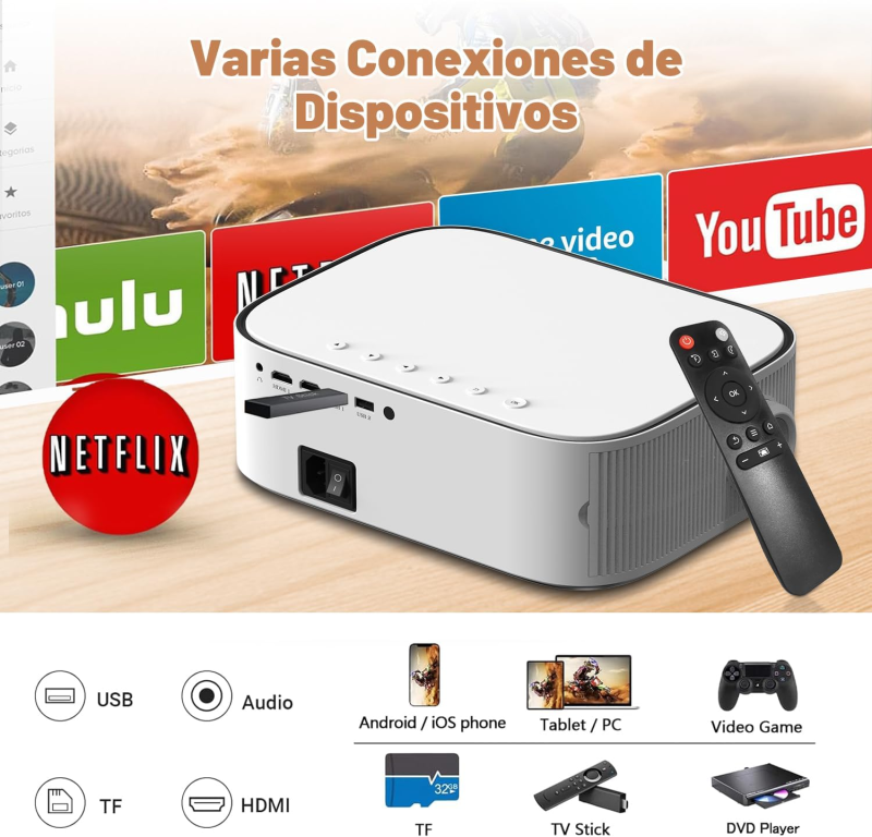 Native 1080P Full HD Projector