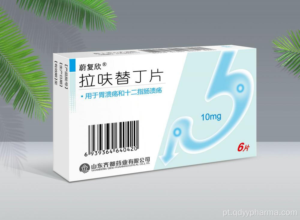 Lafutudine comprimidos 10mg para sistema digestivo