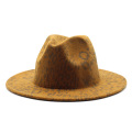 Blowler personalizzato Bowler Jazz Felt Wool Fodora Hat