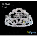 Crystal 3 Inch Wedding Crown Bride Jewelry