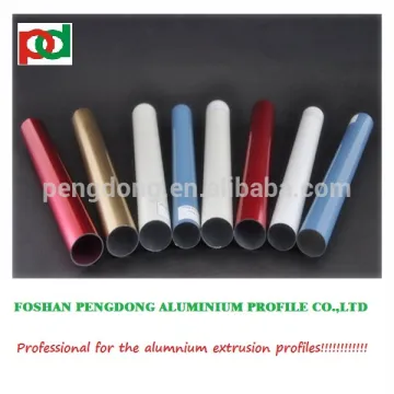 Good Price Thin Wall Anodized Alumnium Tube for Window and shower curtain
