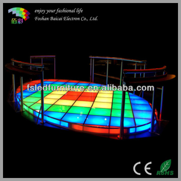 The wireless remote control 3 d led starlit dance floor/led dance floor