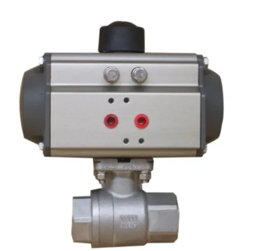 2PC Ball Valve with Pneumatic Actuator 1000wog