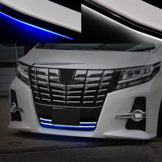 OEM LED Front Bumper Grille Trim for Toyota Alphard 30 (2015+)