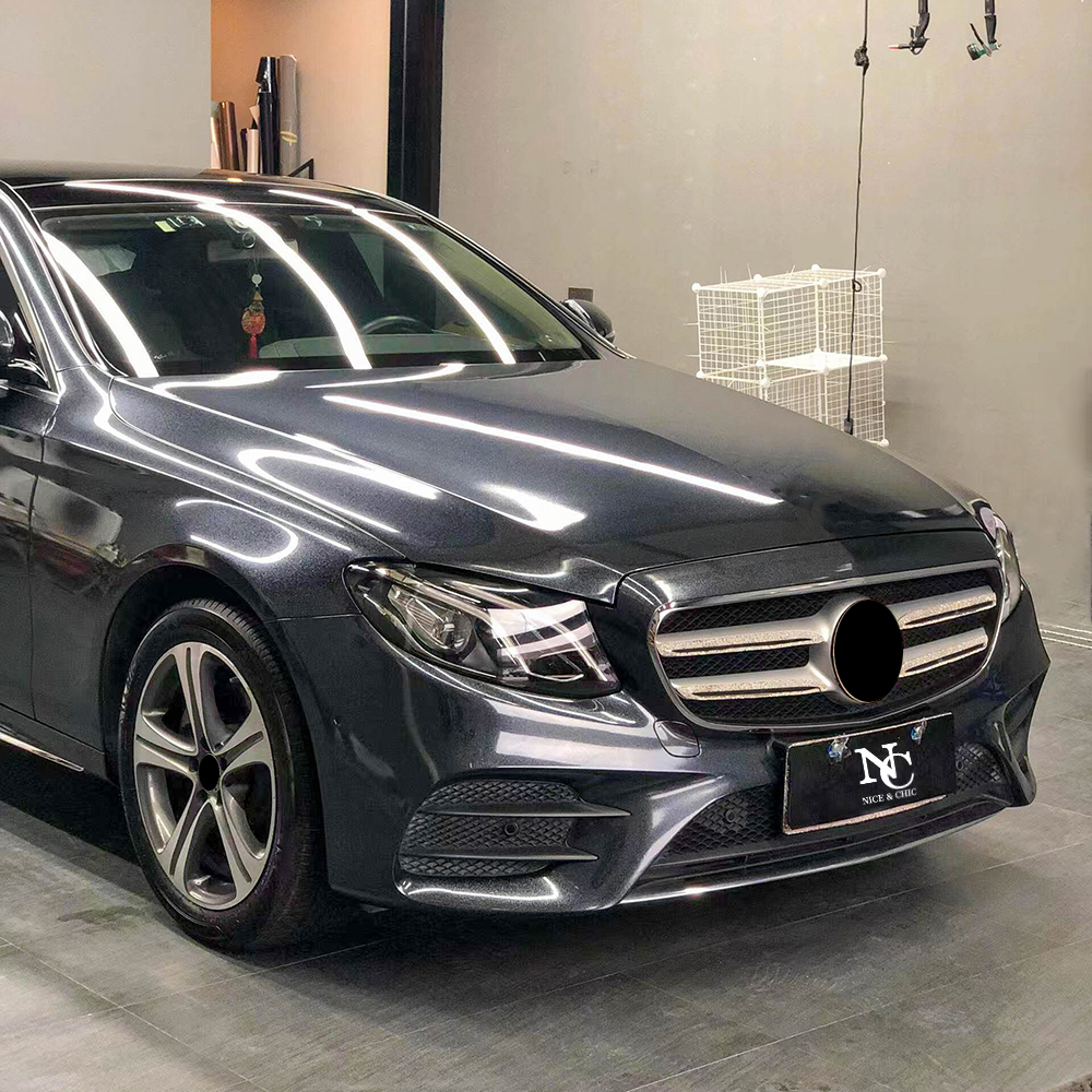 Glossy Pearl Black Vinyl Wrap