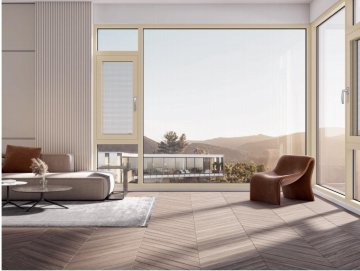 Bether window screen integrated casement window