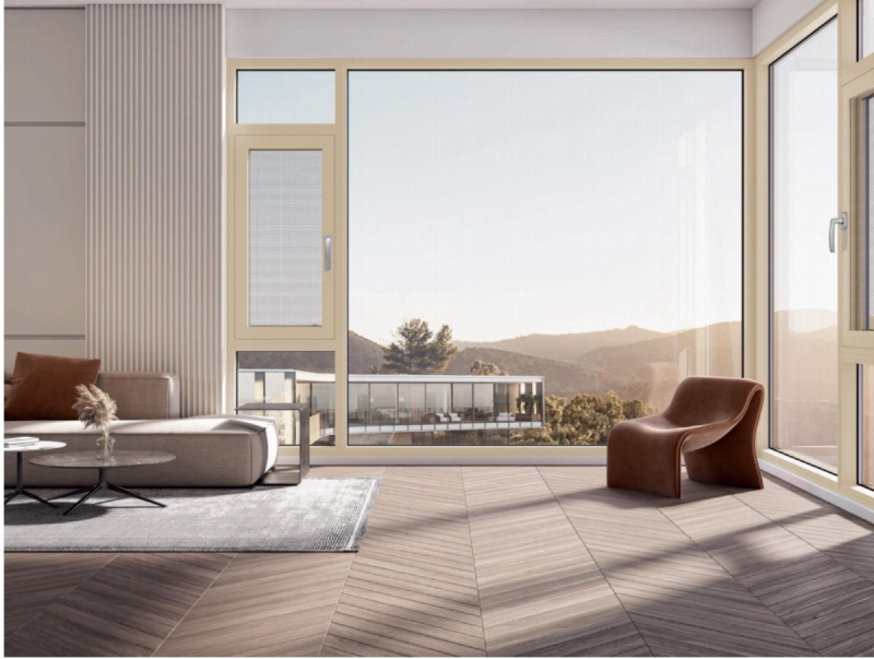 Bether window screen integrated casement window