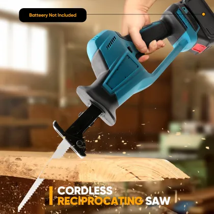 Lithium Electric Reciprocating Saw - Industrial Grade Cordless Saber Saw for Wood Cutting
