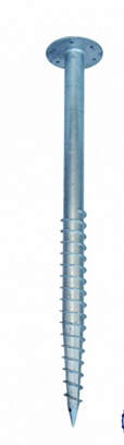 Helical Ground Screw Foundation Spiral Pile Anchor