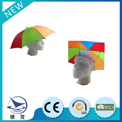 Durable hat umbrella , easily to use and carry, chinese nice umbrella