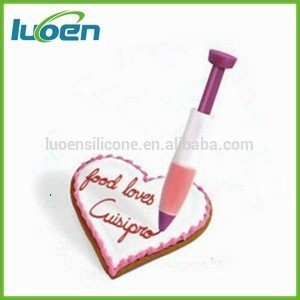 home cute silicon cake decorating pen for delisious