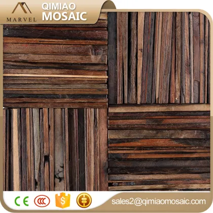 23X48Mm Old Boat Wood Mosaic For South-East Asia Home Decoration