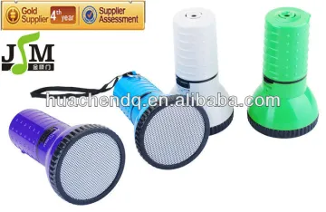 colorful toy megaphone with music