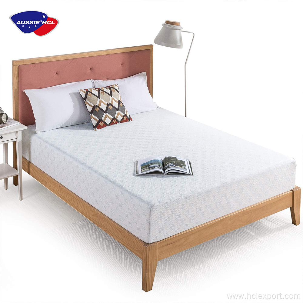 queen mattresses bamboo cover twin single king full size gel memory rebonded foam mattress