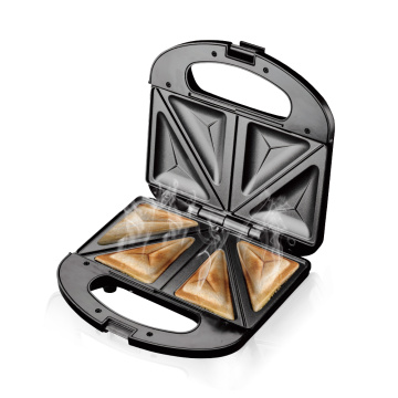 4 Slice Sandwich Maker con placas con recubrimiento antiadherente