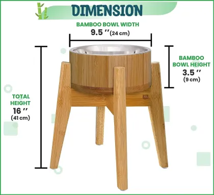 pet products top sellers trending pet products Wood Elevated smart slow bird feeder pet bowls&feeders