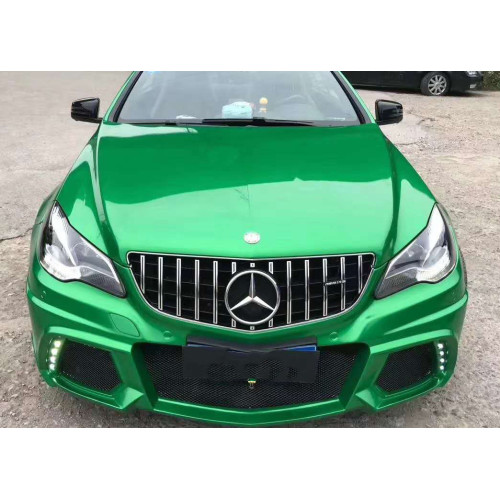 Repositionable Matte Metallic Green Vinyl Wrap stretchable