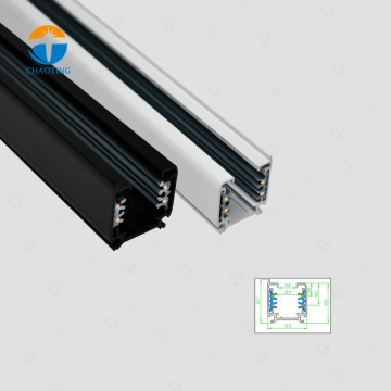 Magnetic 4-Wire Conductive Connector for LED Poles and Track Rails