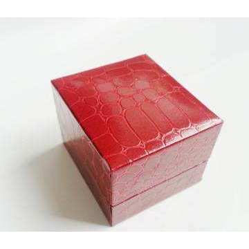 Red Leather Jewelry Gift box