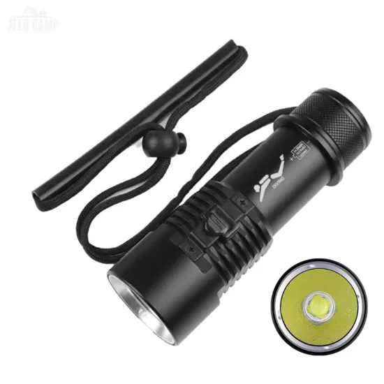 Super Bright XHP70 LED Diving Torch for Camping and Scuba Diving