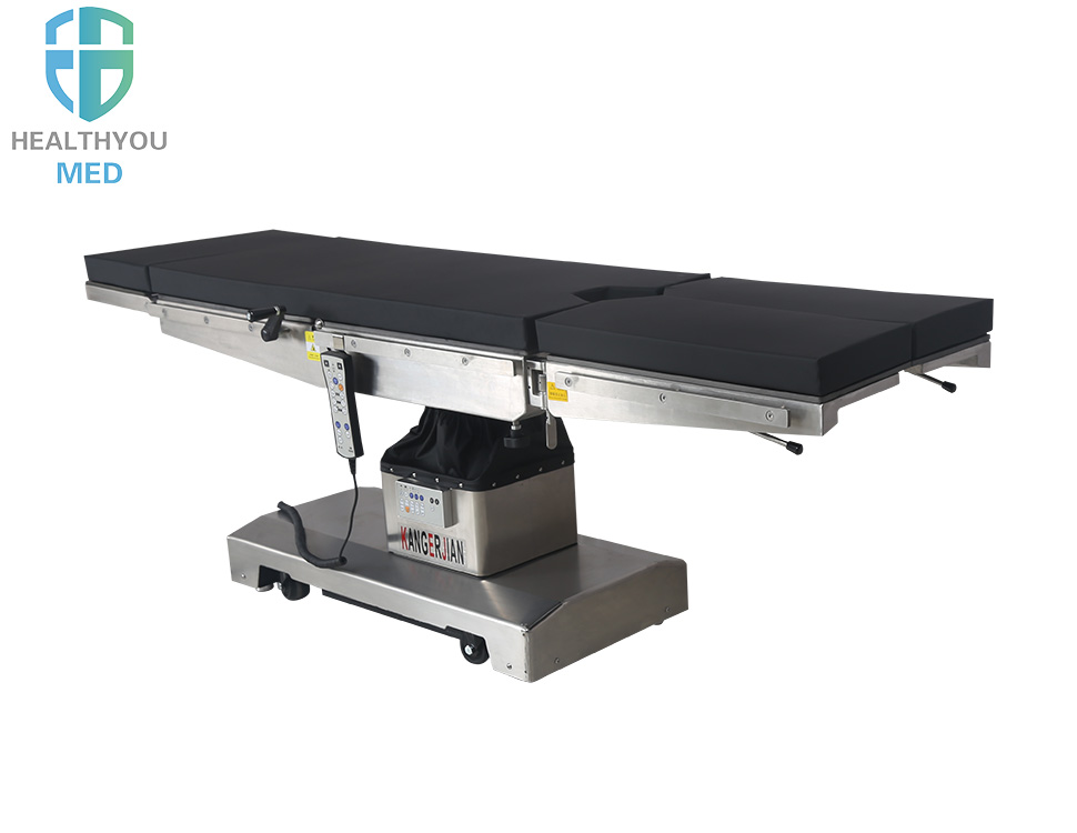 Hospital clinics electric operating theater table