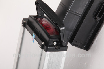 Rack type Li-ion 36v battery with charger CE MSDS matching bionx electric bike kit
