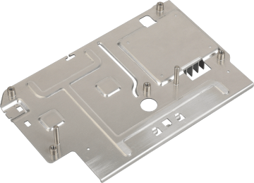 Precision Stamped Heat Spreader Chassis Plate