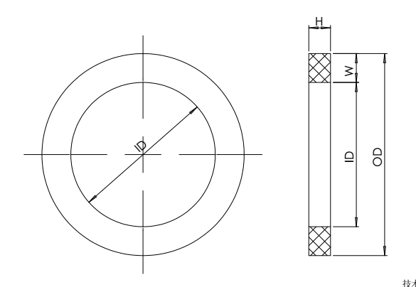 flat ring DRAWING