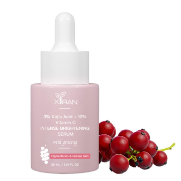 Organic Private Label OEM Kojic Acid & Vitamin C Serum - Whitening, Wrinkle Corrector, Lightening Dark Spots